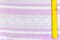 Light Fairy Pink-White Lace Stripe Printed Poly Chiffon Woven Fabric By the Yard